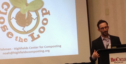 Noah Fishman presenting: “Community Sustainability and Community Composting: Understanding the Links”