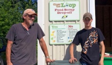 The Derby Recycling Center residential food scrap drop-off location. 