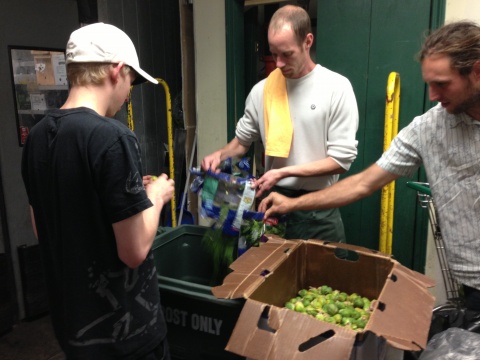 Training the staff of White's Market